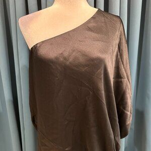 Halston Heritage Silk Black Top